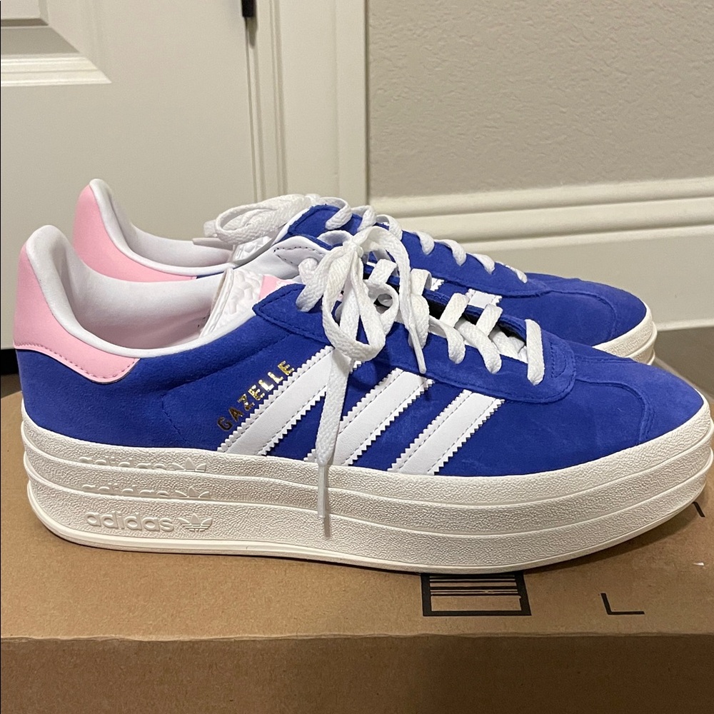 Bold Adidas gazelles